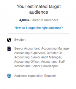 Målgrupper på LinkedIn